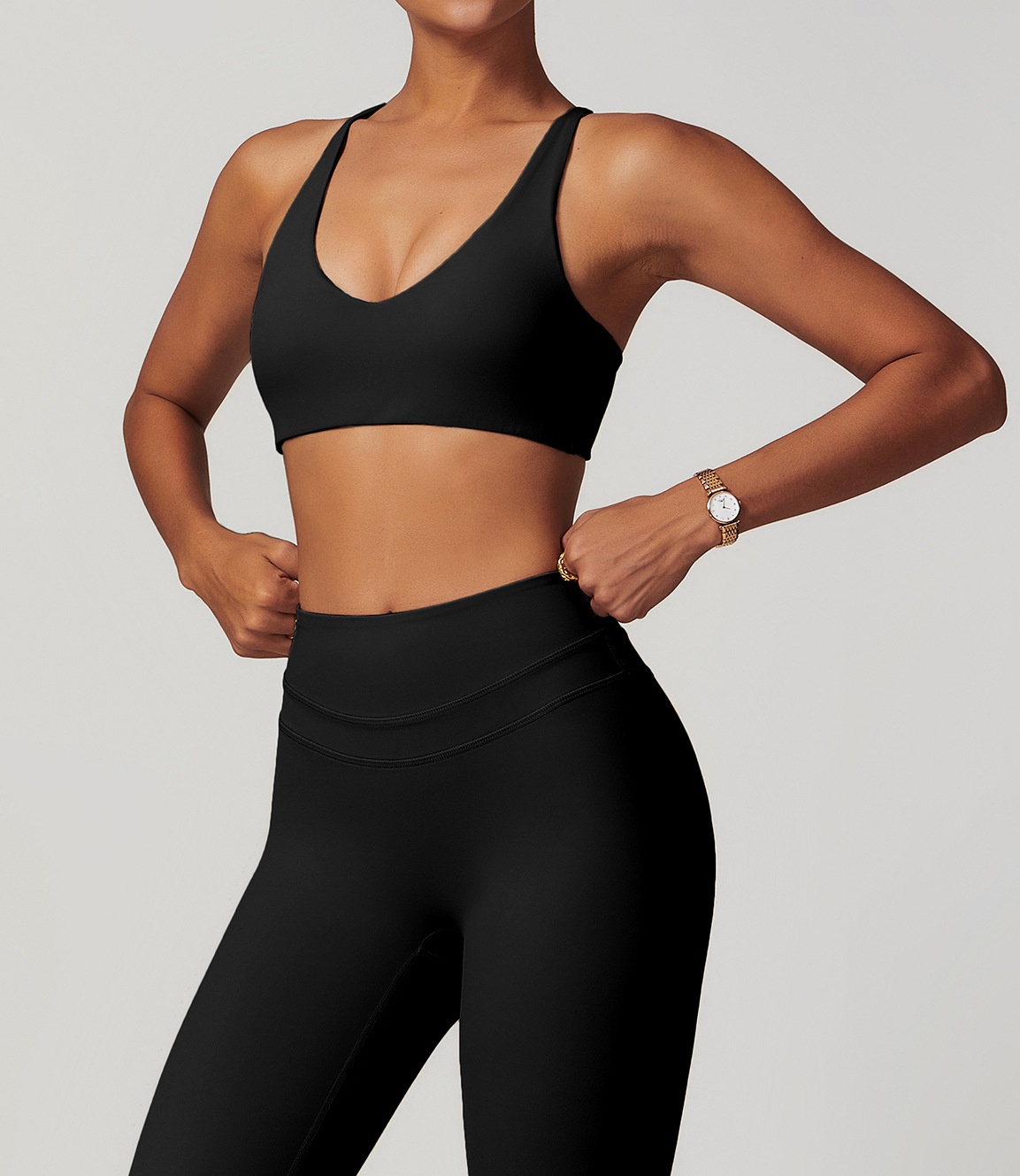 Soft Active Back Twist Sports Bra